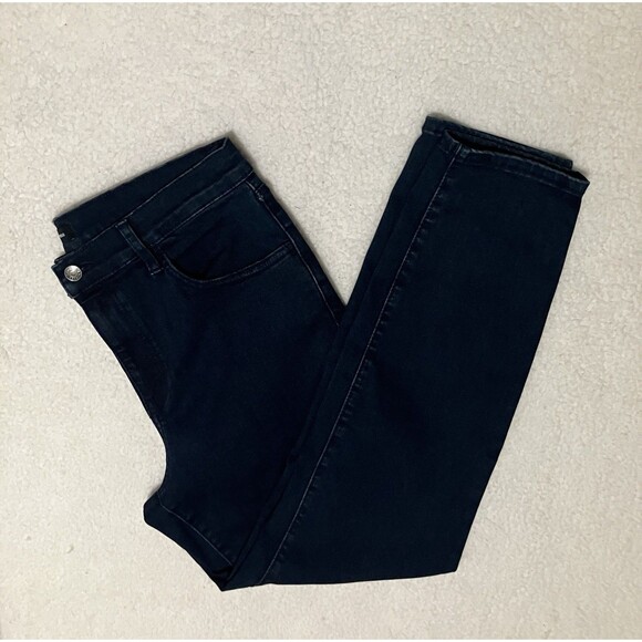 Express Women’s Skinny Jeans Size 14 Dark Wash Stretch Denim Mid Rise NWT - Picture 3 of 12